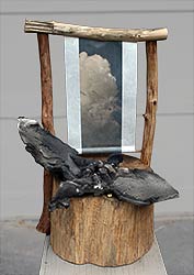 Volé (I flew) sculpture